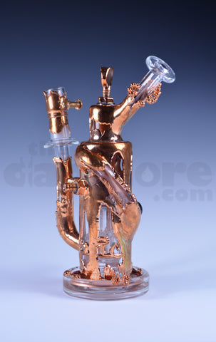 Pyrology Glass x Snic Copper Electroformed Reycler 14 MM