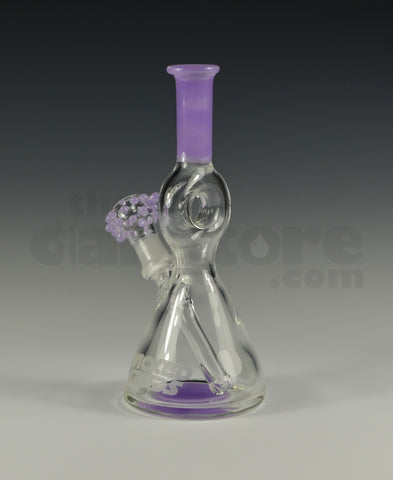 Wicked Sands Glass Mini Tube Pendant Wisteria Purple 10 MM